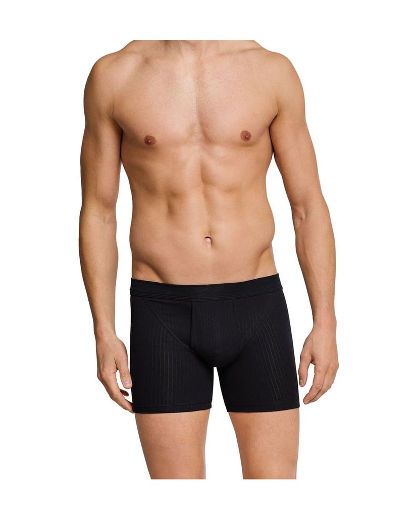 SCHIESSER-Herren-Boxershort-2er-Pack-schwarz