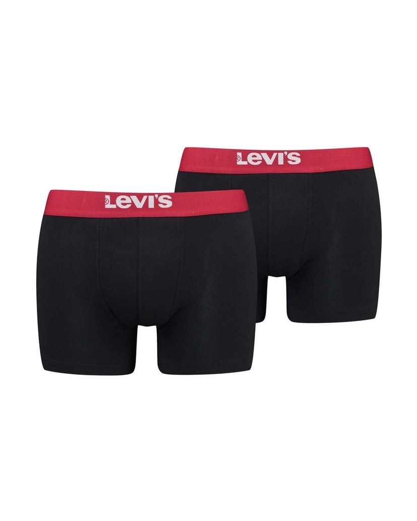 Levis-Herren-Boxershort-2er-Pack-schwarz