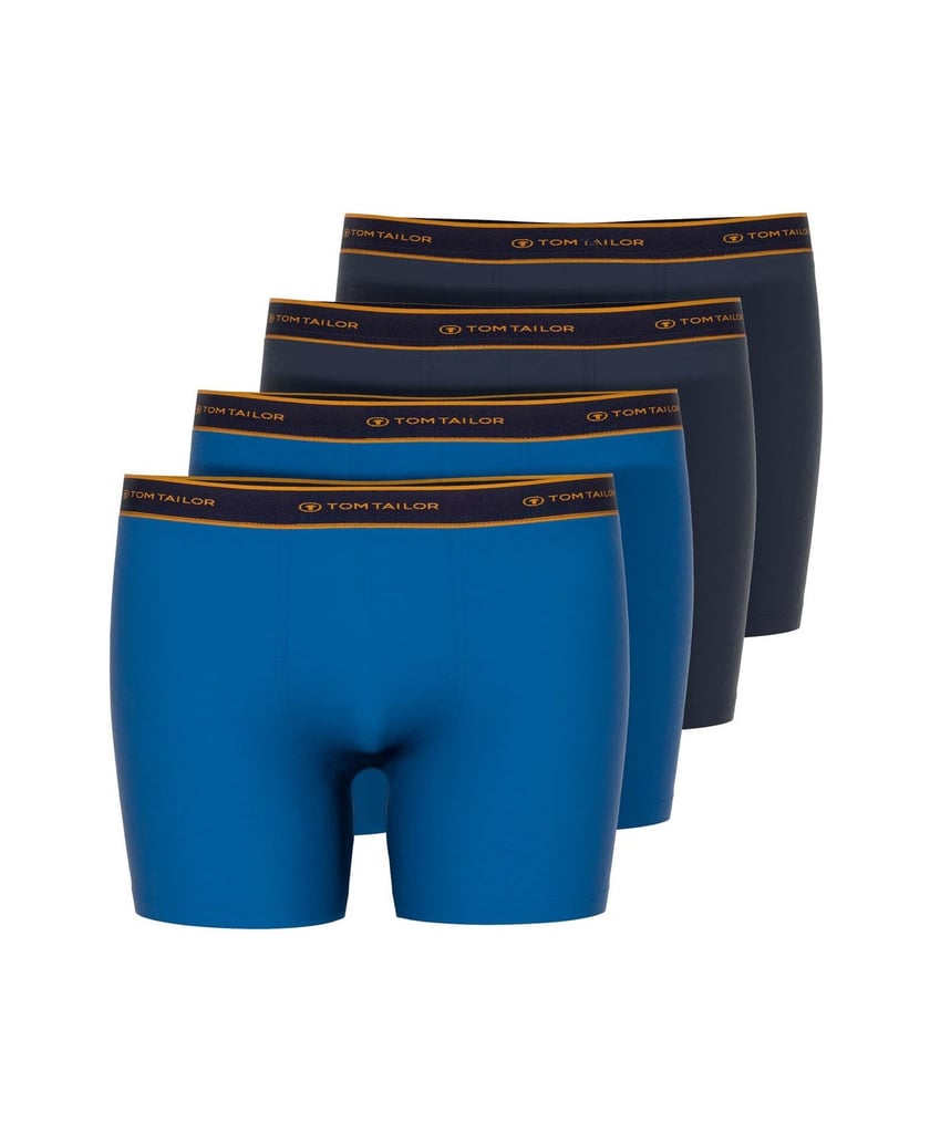 Tom-Tailor-Herren-Boxershort-4er-Pack-Long-Pants-4-Pack-blau