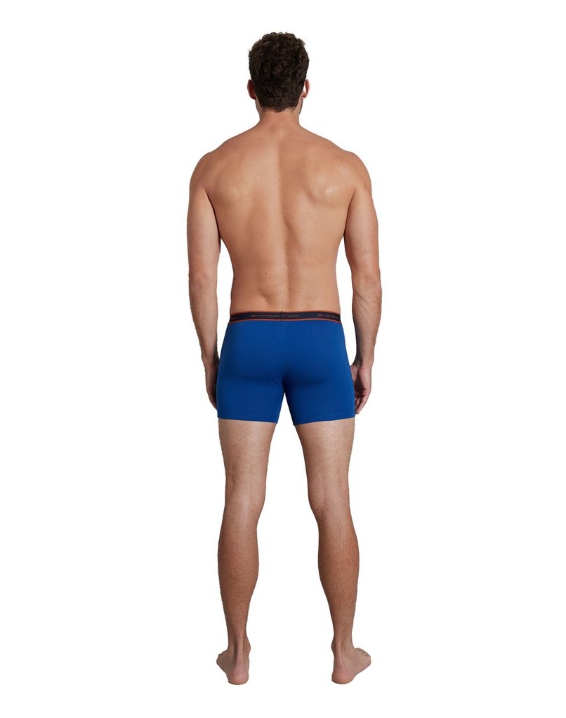 Tom-Tailor-Herren-Boxershort-4er-Pack-Long-Pants-4-Pack-blau