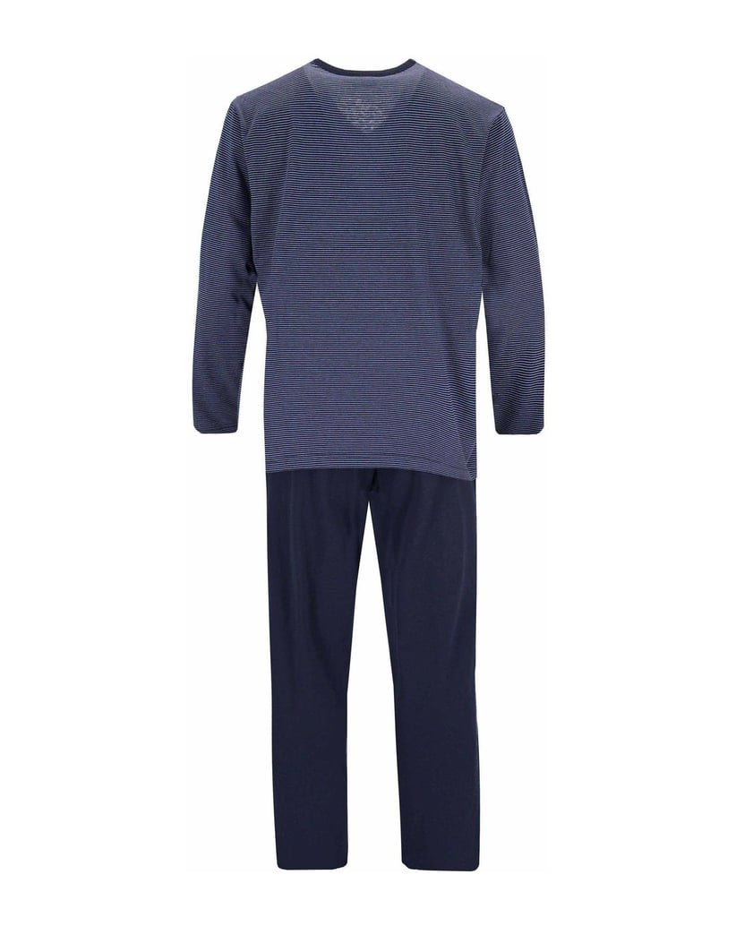 hajo-Herren-Pyjama-blau-