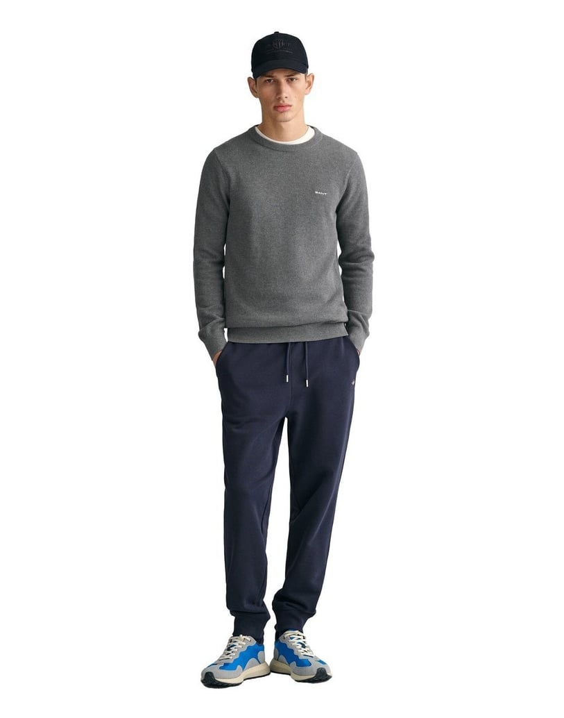 GANT-Herren-Jogginghose-Regular-Shield-Sweatpants-schwarz