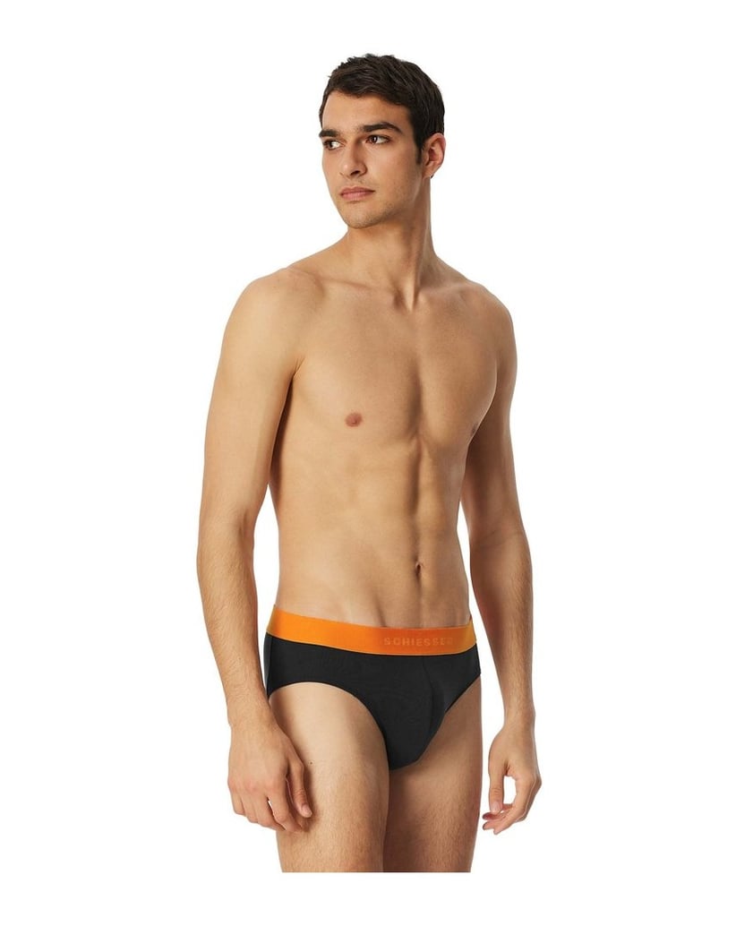 SCHIESSER-Herren-Slip-3er-Pack-3PACK-Rio-Slip-mehrfarbig