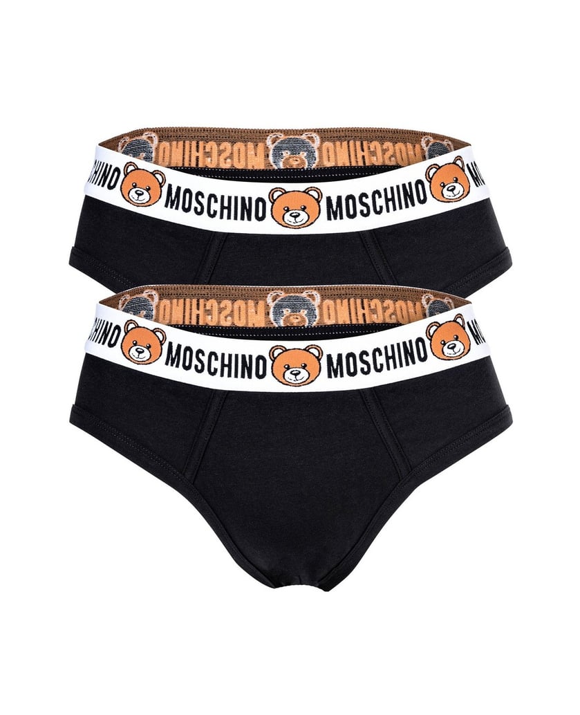 Moschino-Herren-Slip-2er-Pack-schwarz