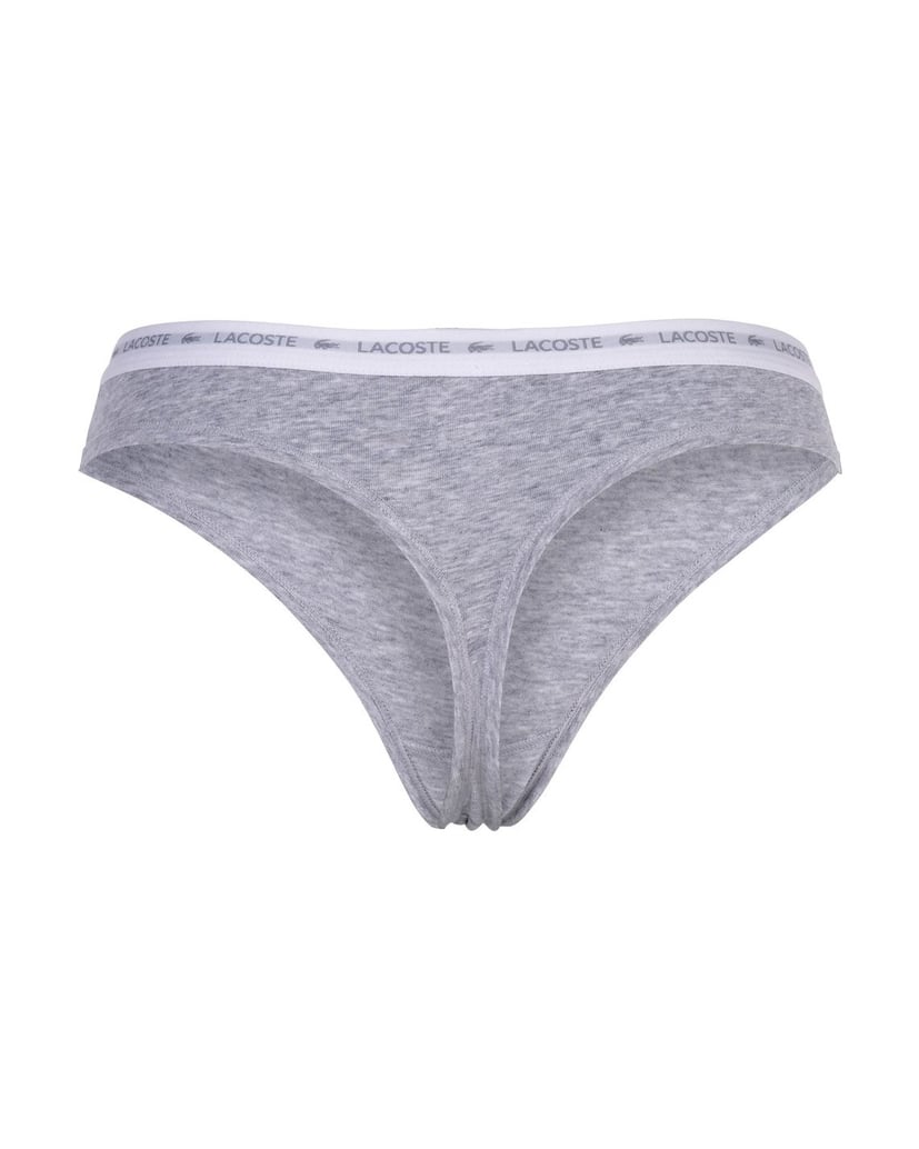 LACOSTE-Damen-String-3er-Pack-schwarz
