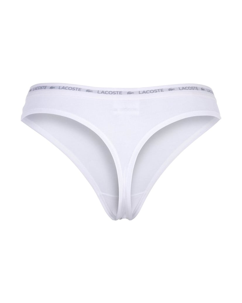 LACOSTE-Damen-String-3er-Pack-schwarz