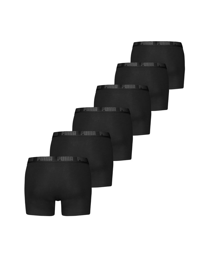 Puma-Herren-Boxershort-6er-Pack-PUMA-BASIC-BOXER-6P-ECOM-schwarz