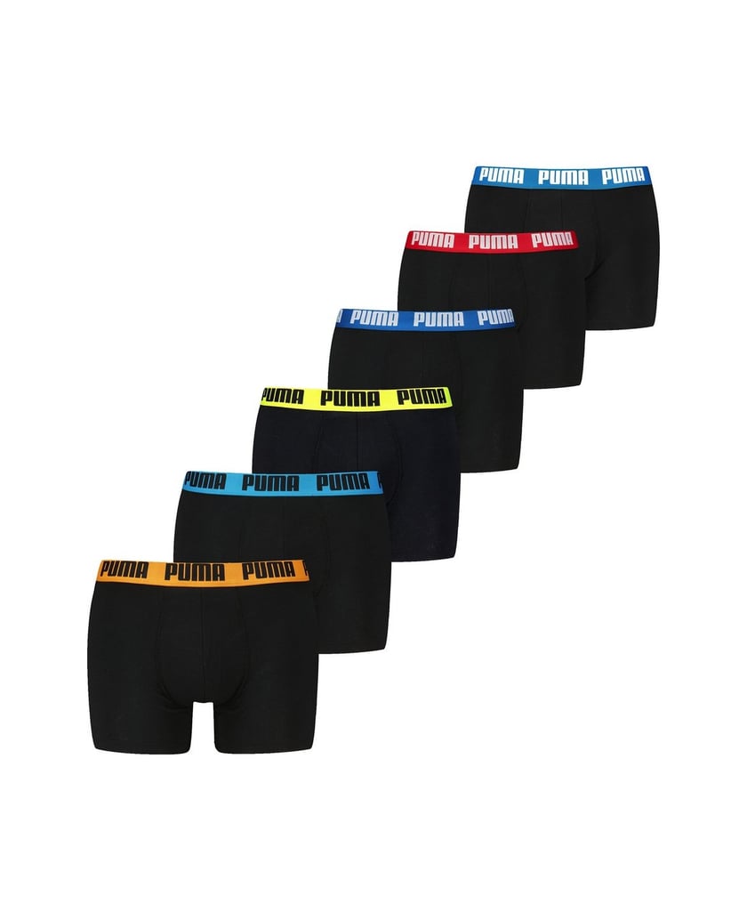 Puma-Herren-Boxershort-6er-Pack-PUMA-BASIC-BOXER-6P-ECOM-schwarz