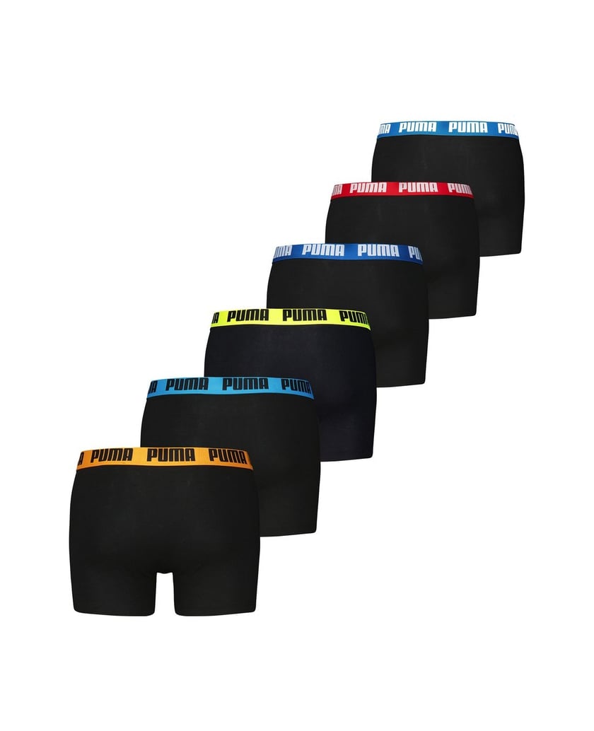 Puma-Herren-Boxershort-6er-Pack-PUMA-BASIC-BOXER-6P-ECOM-schwarz