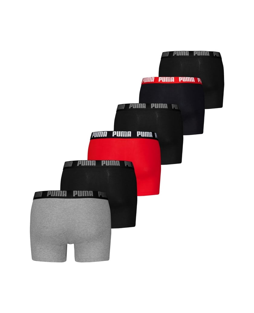 Puma-Herren-Boxershort-6er-Pack-PUMA-BASIC-BOXER-6P-ECOM-schwarz