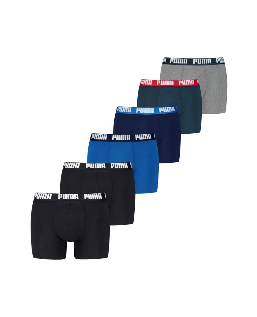 Puma-Herren-Boxershort-6er-Pack-PUMA-BASIC-BOXER-6P-ECOM-schwarz