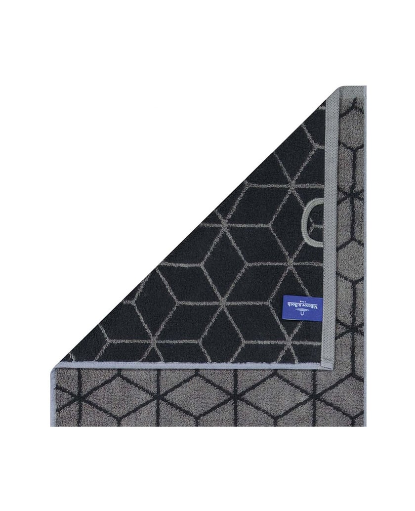 Villeroy-&-Boch-Unisex-Gästetuch-1er-Pack-Gästetuch-Carré-schwarz