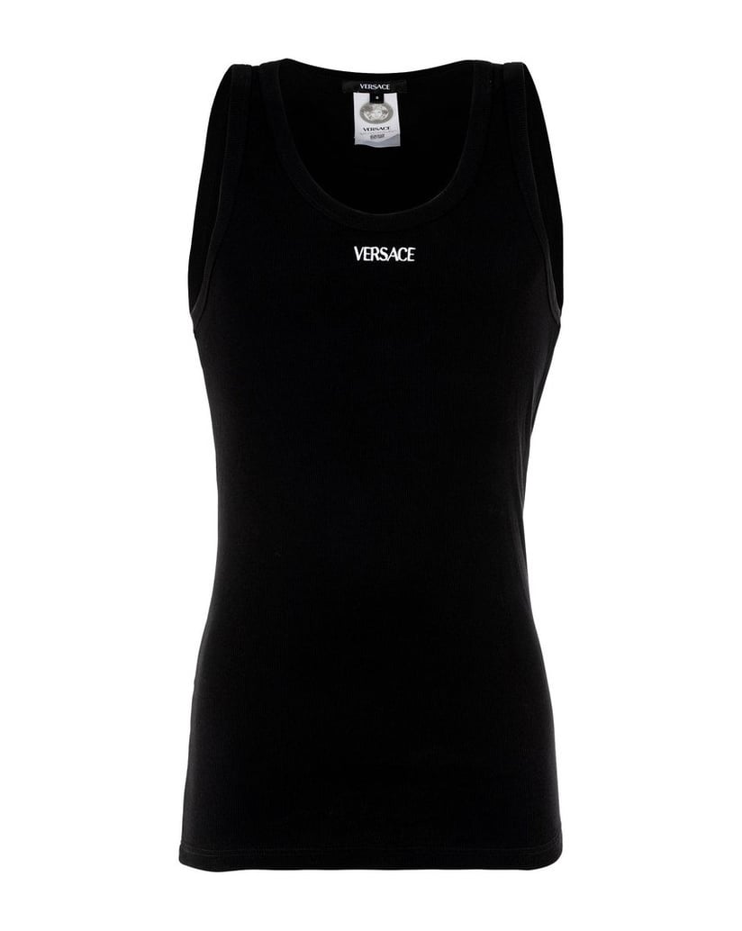VERSACE-Herren-Unterhemd-1er-Pack-schwarz
