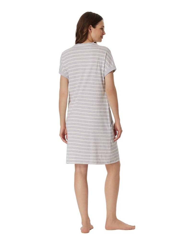 SCHIESSER-Damen-Nachthemd-weiss-