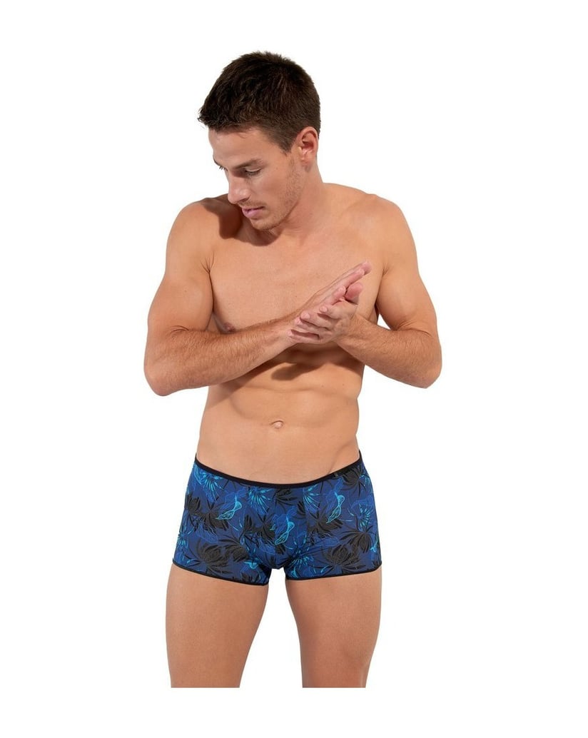 HOM-Herren-Boxershort-1er-Pack-Trunk-Palay-blau