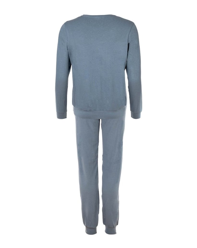 Emporio-Armani-Damen-Pyjama-1er-Pack-Essential-Studs-Logo-blau