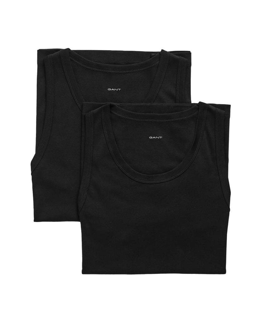 GANT-Herren-Unterhemd-2er-Pack-TANK-TOP-2-PACK-schwarz