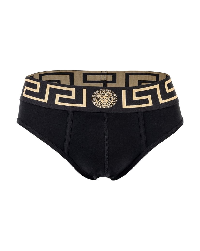 VERSACE-Herren-Slip-2er-Pack-BI-PACK-SLIP-JERSEY-TOPEKA-BI-STRETCH-COTTON-ORGANIC-NEW-LOGO-weiss