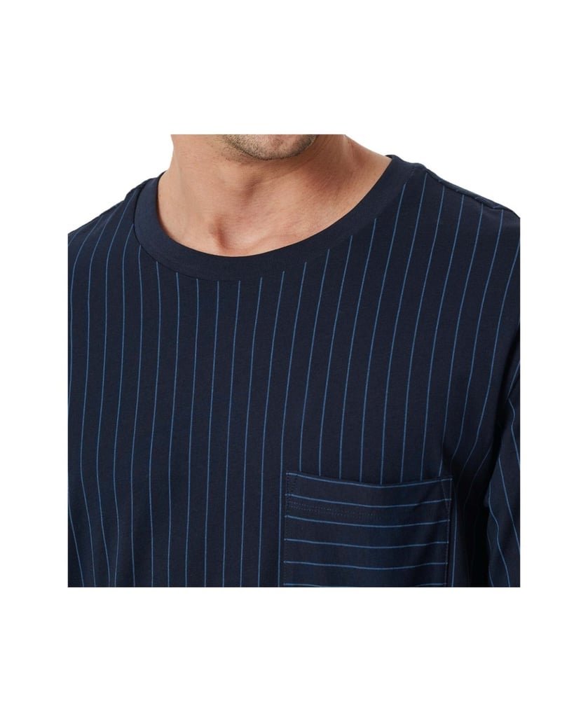 SCHIESSER-Herren-Pyjama-Comfort-Essentials-blau-