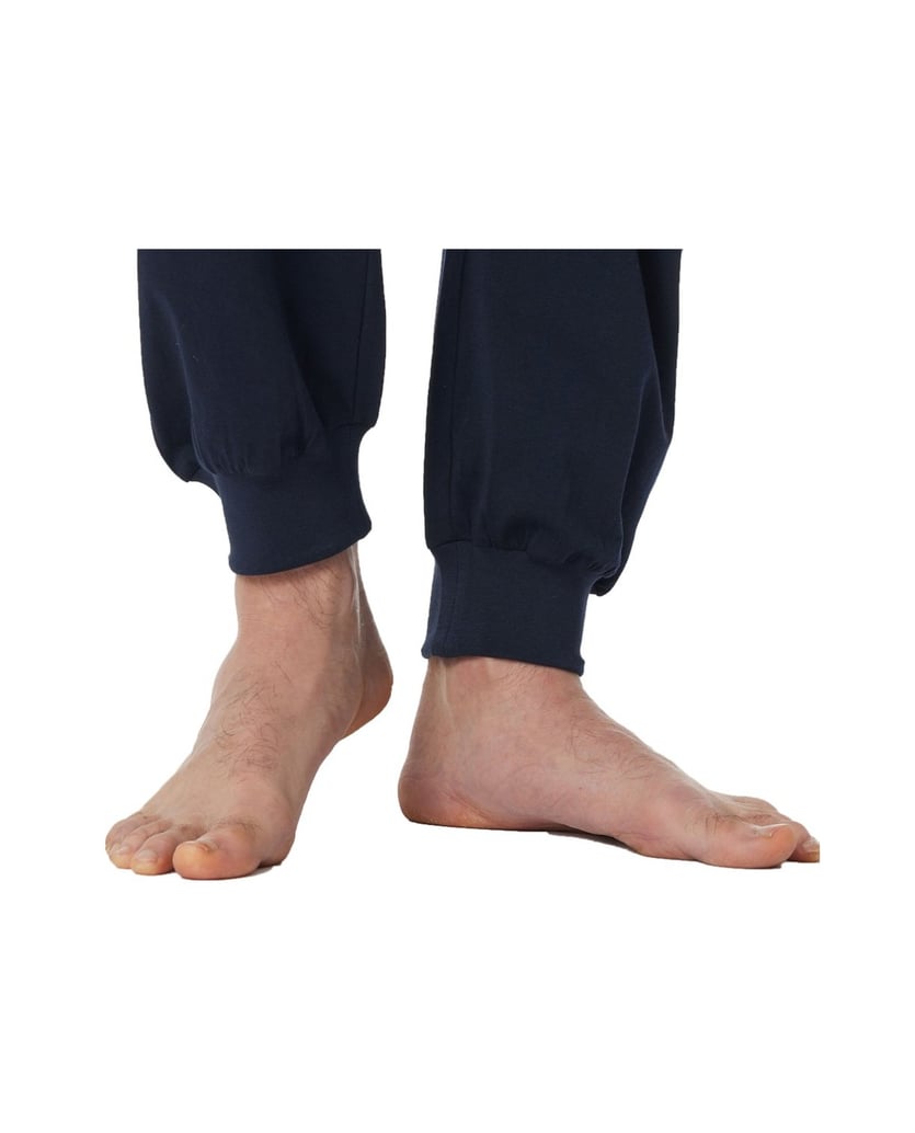 SCHIESSER-Herren-Pyjama-Comfort-Essentials-blau-