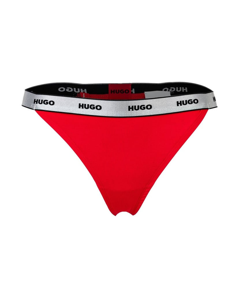 HUGO-Damen-String-5er-Pack-Fivepack-String-Gift-rot-kombiniert