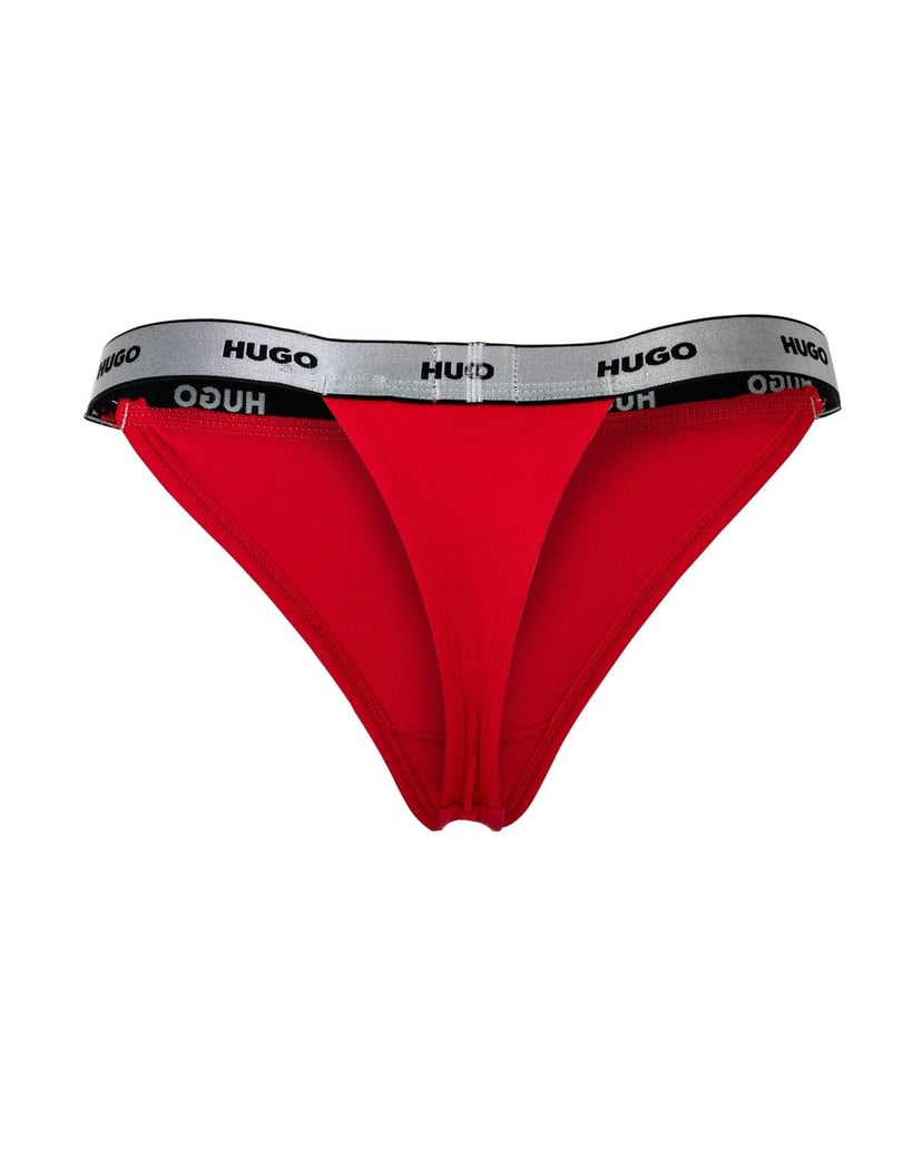 HUGO-Damen-String-5er-Pack-Fivepack-String-Gift-rot-kombiniert
