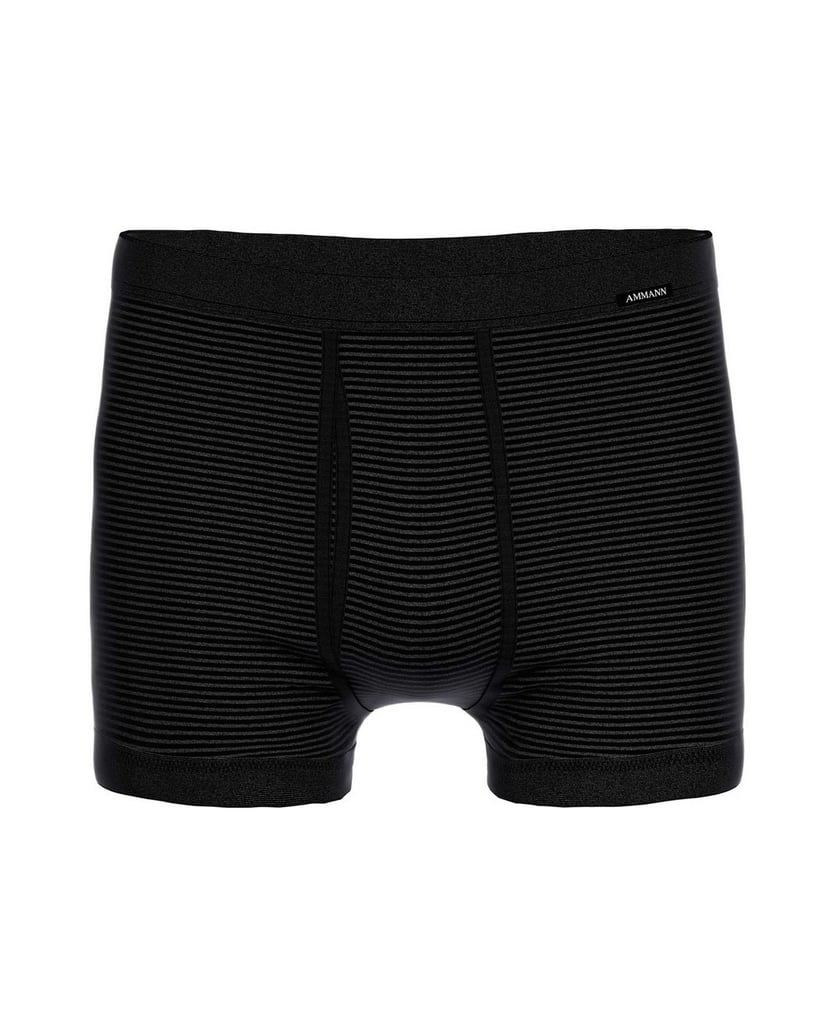 AMMANN-Herren-Boxershort-1er-Pack-Jeans-Boxer-Briefs-anthrazit