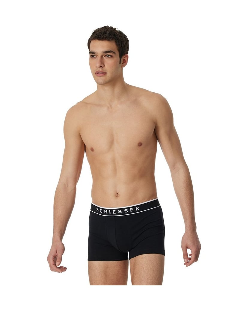 SCHIESSER-Herren-Boxershort-5er-Pack-5PACK-Shorts---95/5-Multipacks-schwarz