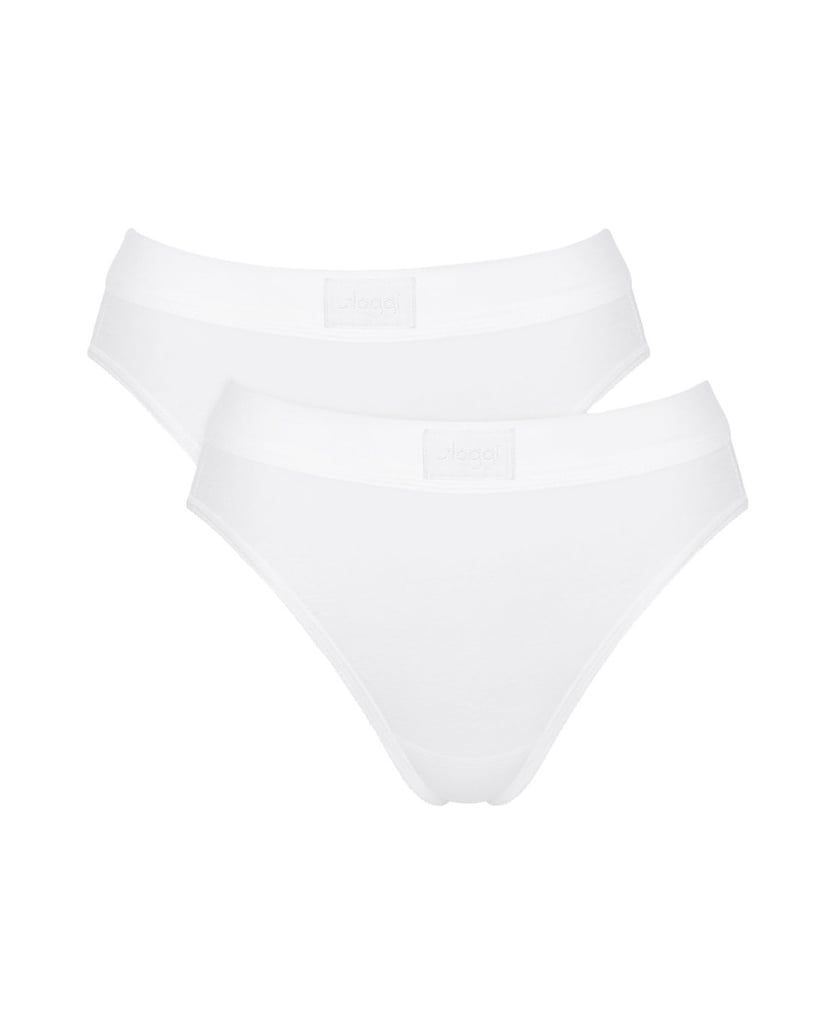 Sloggi-Damen-Slip-2er-Pack-Double-Comfort-Tai-2P-schwarz