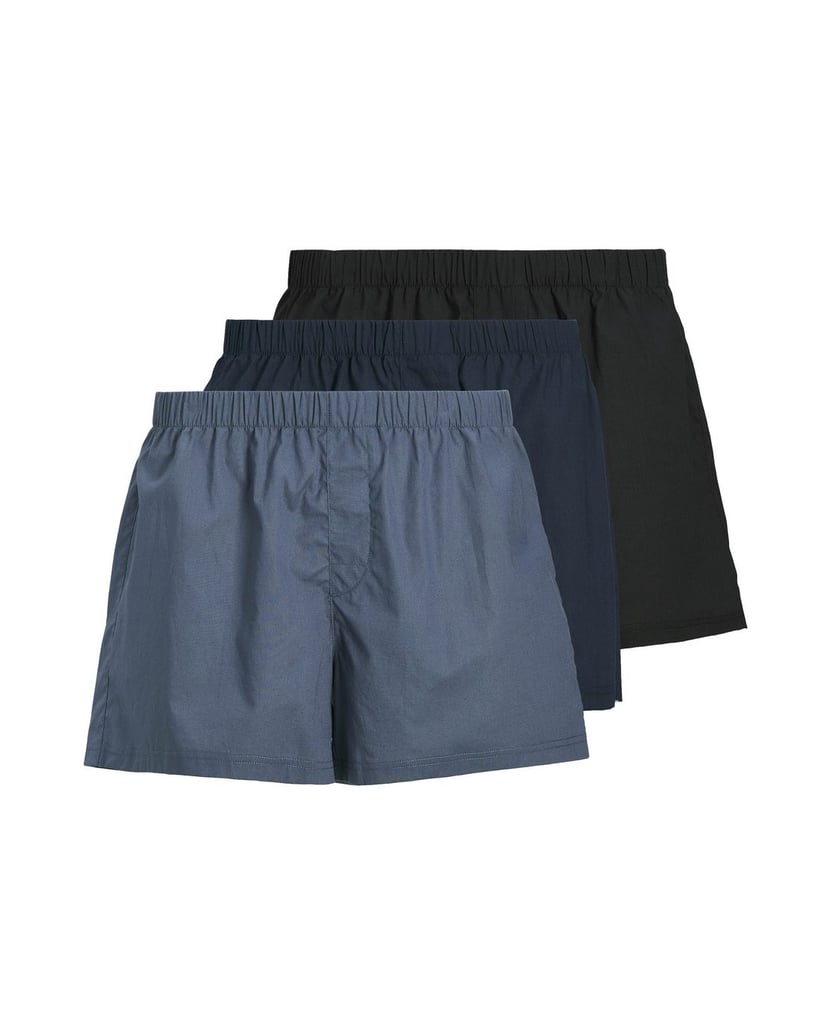 Jack-&-Jones-Herren-Web-Boxershorts-3er-Pack-JACMILANO-WOVEN-BOXERS-3-PACK-grau-kombiniert