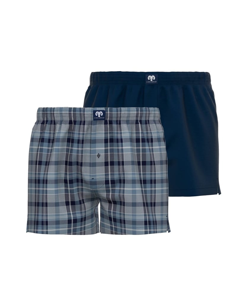 Ceceba-Herren-Web-Boxershorts-2er-Pack-blau