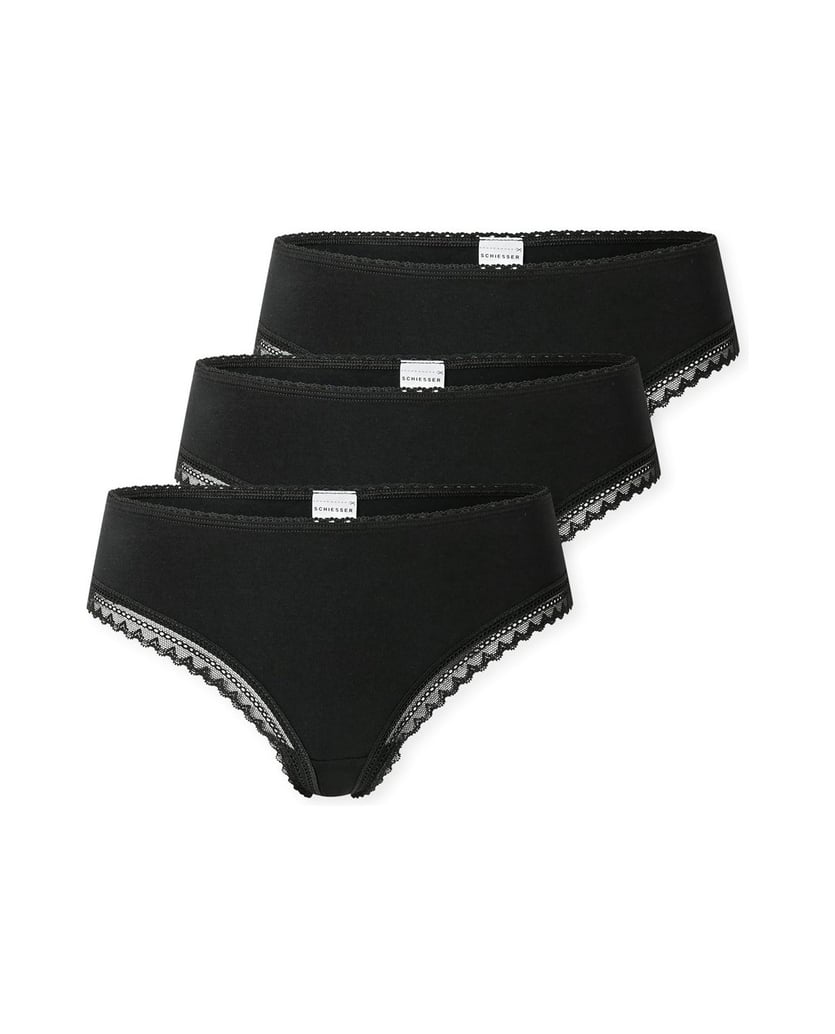 SCHIESSER-Damen-String-3er-Pack-schwarz