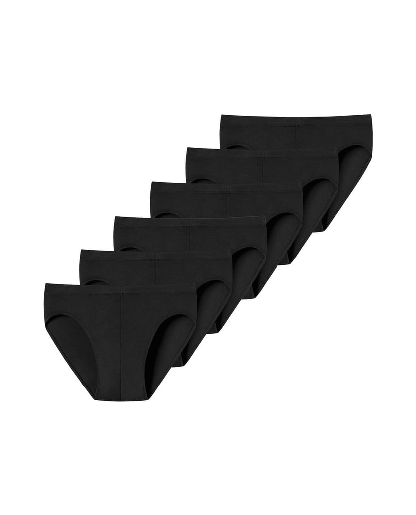Uncover-by-Schiesser-Herren-Slip-6er-Pack-UNCOVER-Cotton-6PACK-Supermini-schwarz
