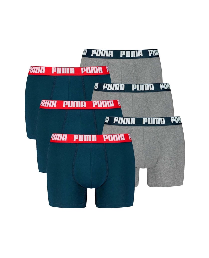 Puma-Herren-Boxershort-6er-Pack-schwarz