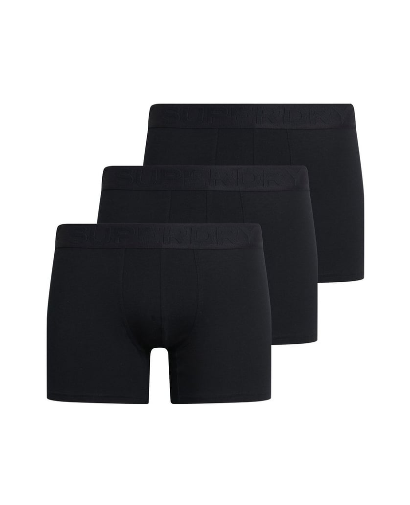Superdry-Herren-Boxershort-3er-Pack-BOXER-TRIPLE-PACK-schwarz