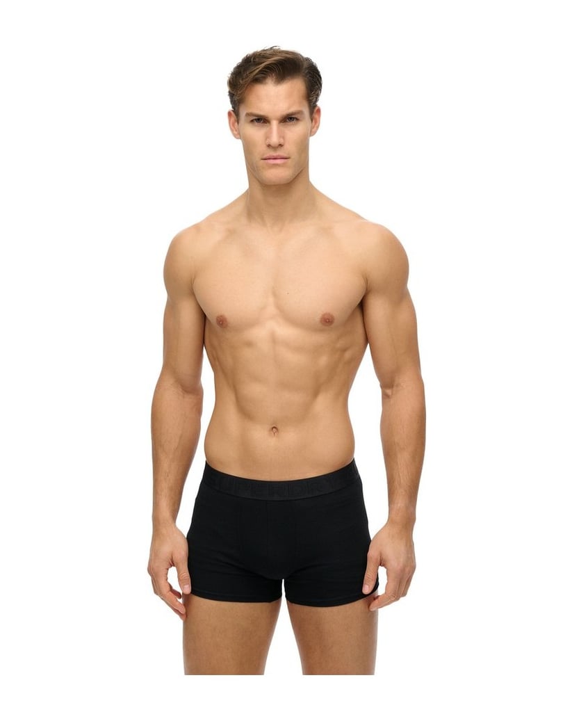 Superdry-Herren-Boxershort-3er-Pack-BOXER-TRIPLE-PACK-schwarz