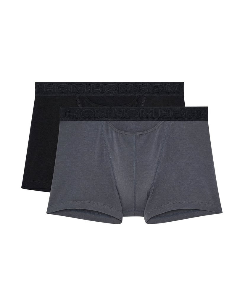 HOM-Herren-Boxershort-2er-Pack-HOM-Boxerlines-#2-grau-kombiniert