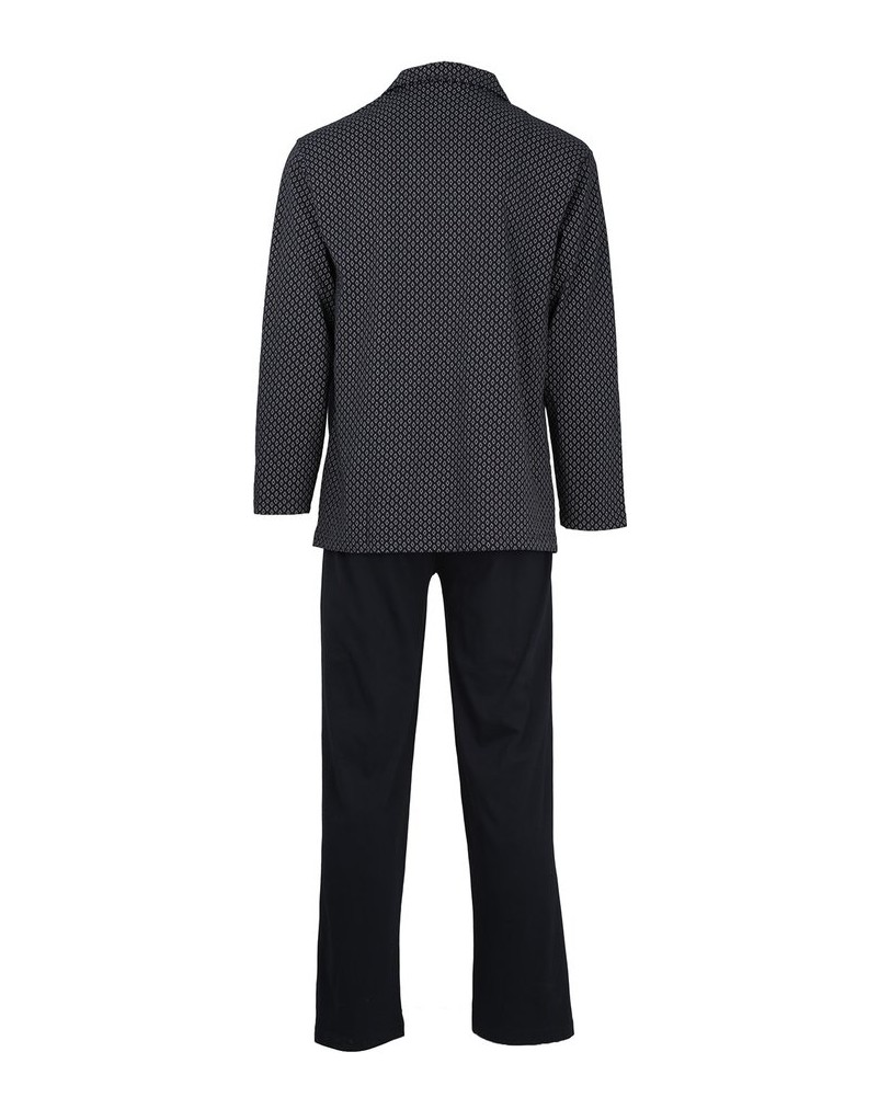 GÖTZBURG-Herren-Pyjama-blau-