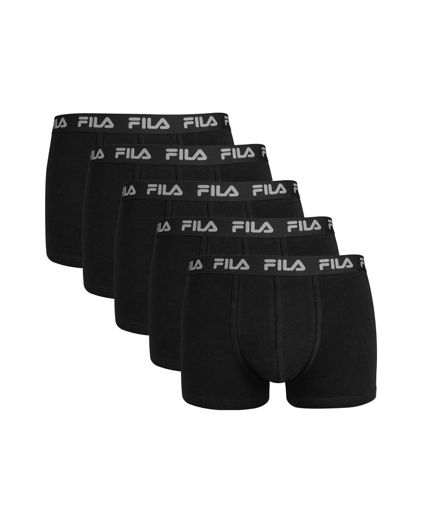 Fila-Herren-Boxershort-5er-Pack-schwarz
