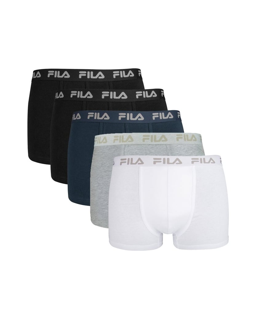 Fila-Herren-Boxershort-5er-Pack-schwarz