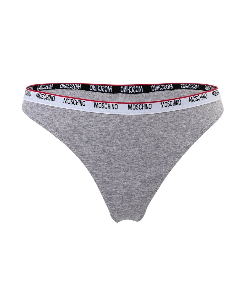 Moschino-Damen-Slip-1er-Pack-grau