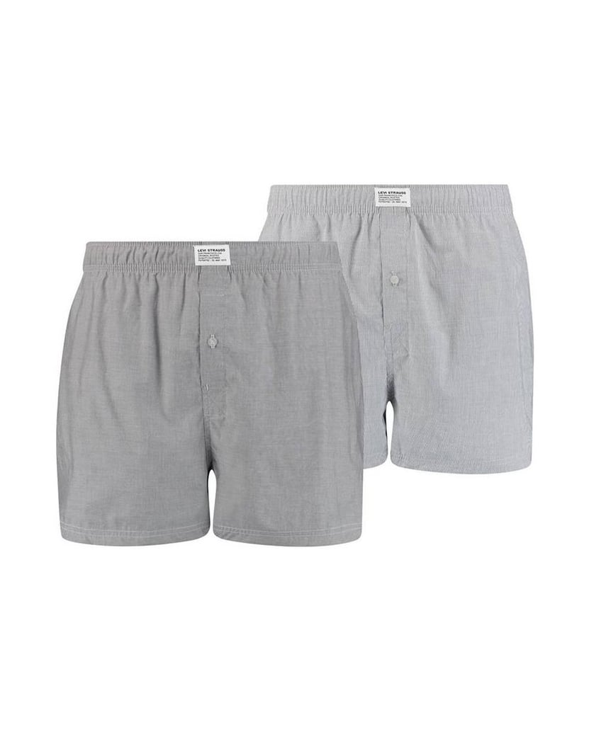 Levis-Herren-Web-Boxershorts-2er-Pack-grau