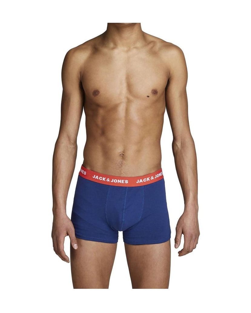 Jack-&-Jones-Herren-Boxershort-5er-Pack-JACLEE-TRUNKS-5-PACK-blau-