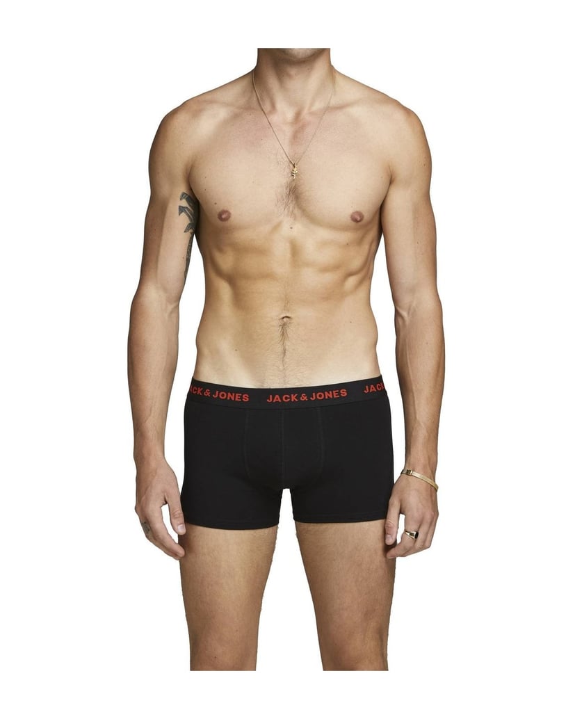 Jack-&-Jones-Herren-Boxershort-7er-Pack-JACBASIC-TRUNKS-7-PACK-schwarz