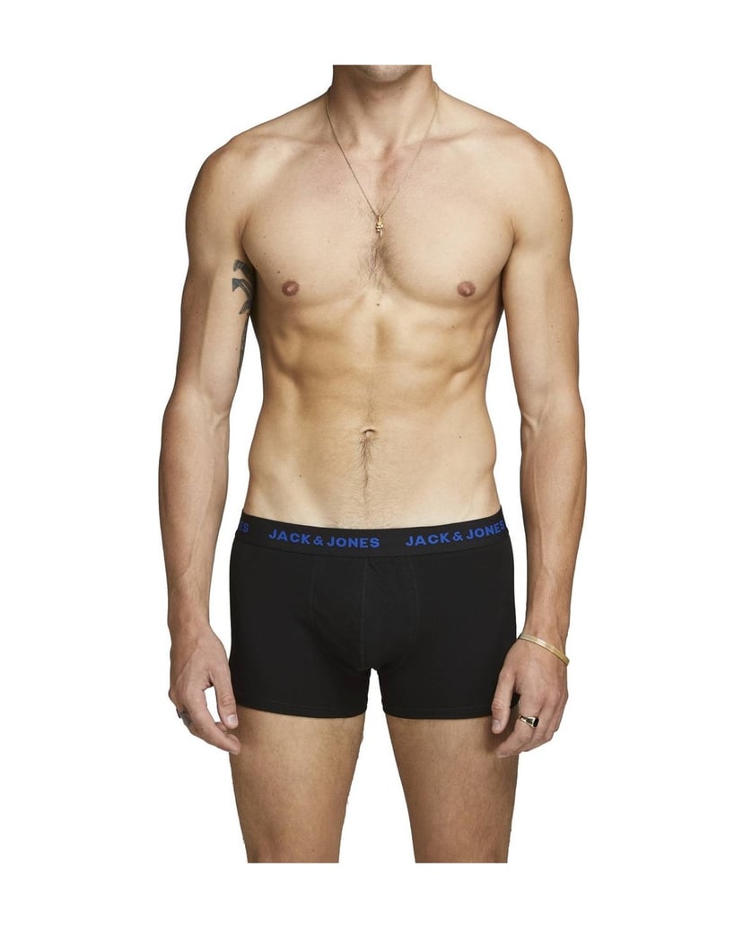 Jack-&-Jones-Herren-Boxershort-7er-Pack-JACBASIC-TRUNKS-7-PACK-schwarz