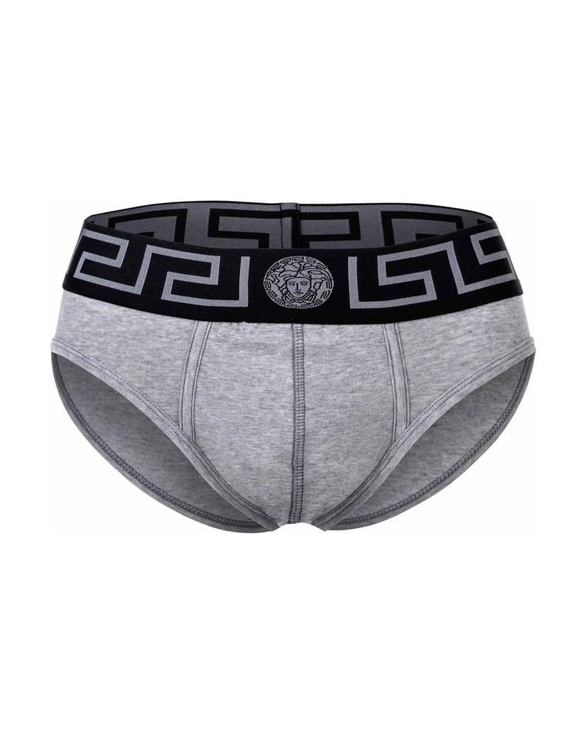 VERSACE-Herren-Slip-1er-Pack-TOPEKA-Slip-grau