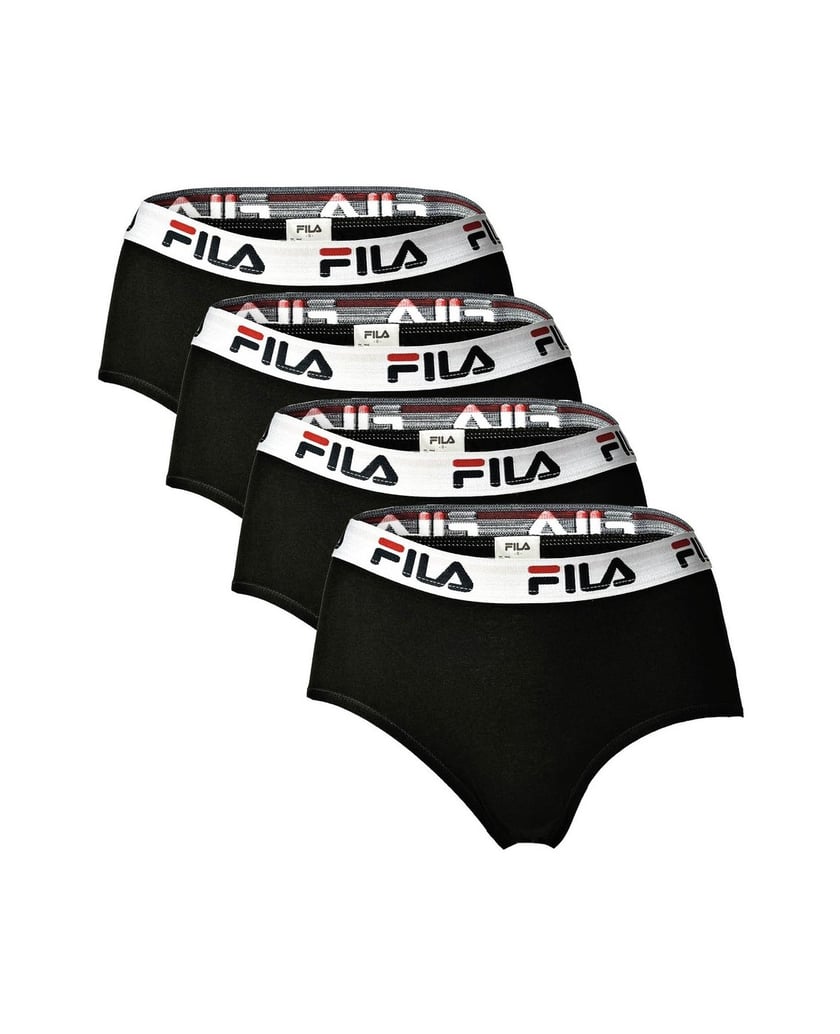 Fila-Damen-Panty-4er-Pack-schwarz