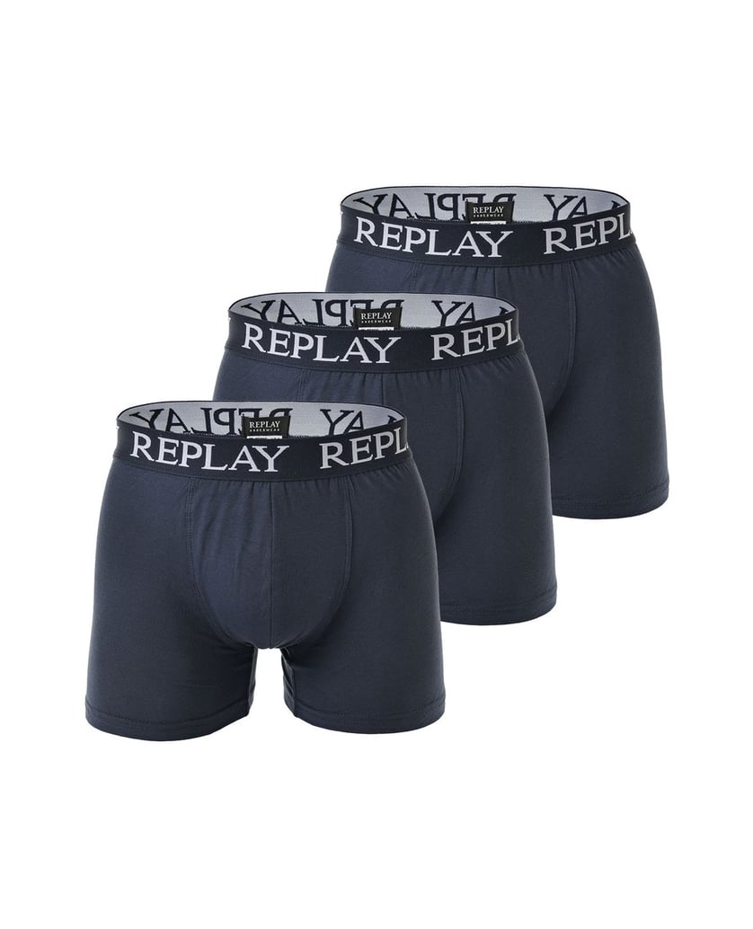 REPLAY-Herren-Boxershort-3er-Pack-schwarz