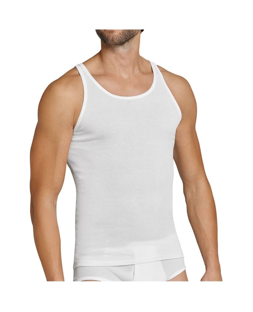 SCHIESSER-Herren-Unterhemd-2er-Pack-weiss