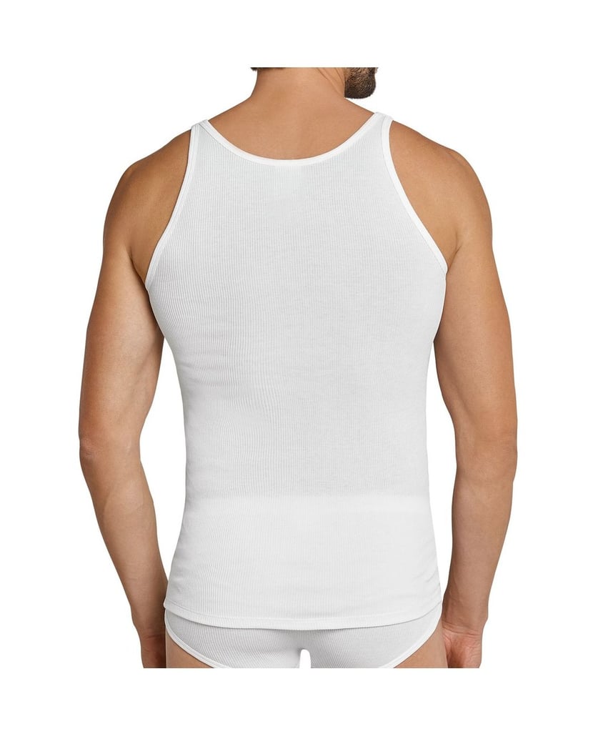SCHIESSER-Herren-Unterhemd-2er-Pack-weiss